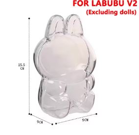 Plastic Protective Case for Labubu